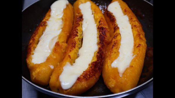 Platano maduro con queso